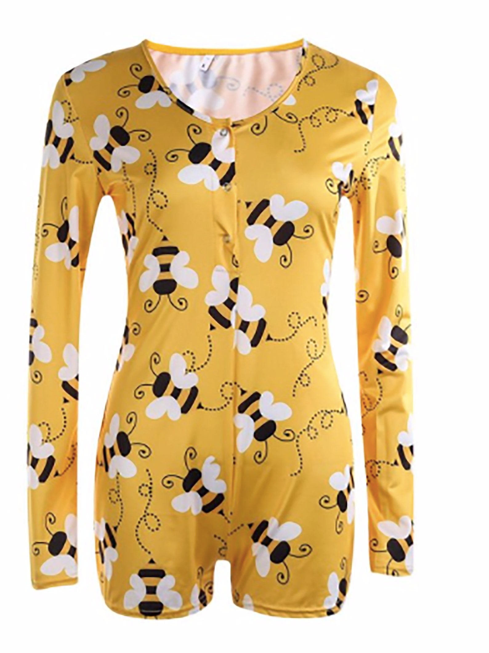 Bee Print Honeybee Print Pyjama Pajama Romper onesie Etsy