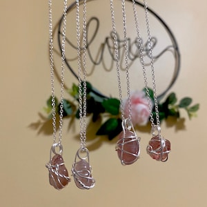 Strawberry Quartz Necklace