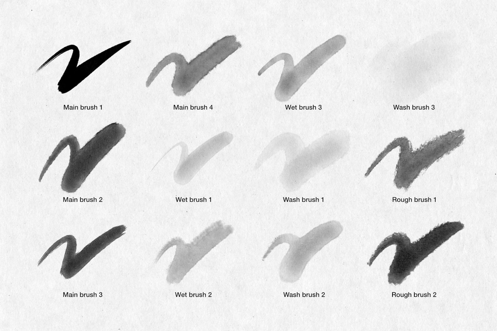 Procreate Sumi Brushes Ink Wash Painting Brushset Etsy