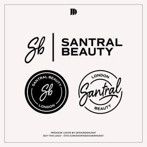 Premade Boutique Logo Design: Minimalist Business Branding Kit