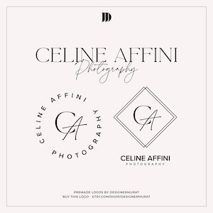 Minimalist Premade Logo Design: Custom Business Branding Kit