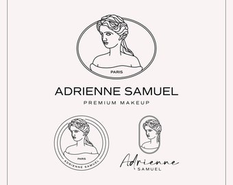Minimalist Premade Logo Design: Boho Beauty Branding Kit