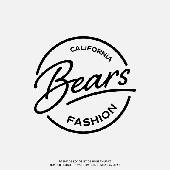 Premade kleding merk logo ontwerp sjabloon cirkel mode business blog logo moderne kleding merk script logo streetwear bedrijf logo Etsy Nederland