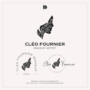 Premade Business Logo Design: Boho Beauty Branding Kit