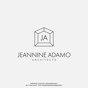 Design de logotipo imobiliário de monograma moderno pré-fabricado, logotipo de casa de luxo minimalista personalizado, logotipo de iniciais de letras de nome de corretor de imóveis profissional