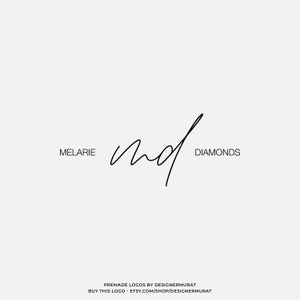 Plantilla de diseño de logotipo de monograma de firma prefabricada, logotipo escrito a mano minimalista marca de la empresa, iniciales modernas Creador de logotipos de letras comerciales