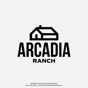 Minimalist Ranch Logo Design: Premade Western Brand Kit
