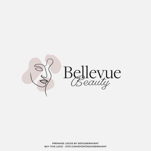 Boho Woman Face Logo Design: Modern Premade Branding Template