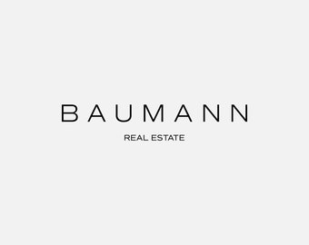 Design del logo minimalista con marchio: tipografia moderna, logo aziendale predefinito