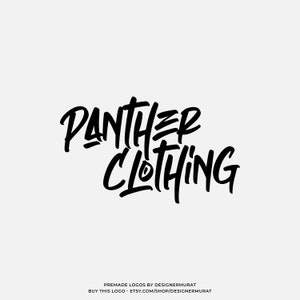 Premade Modern Fashion Clothing Logo Design, Custom Urban Streetwear Brand Typography Logo, Professional Company Logo, Graffiti Text Logo