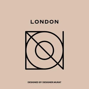 Design de tatuagem de logotipo de nome personalizado, presente personalizado, logotipo inicial minimalista moderno do TikTok, letras sobrepostas, monograma de casais de casamento