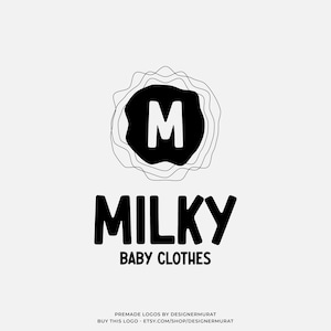 Designer de logotipo de monograma moderno pré-fabricado, logotipo de letra com iniciais personalizadas, logotipo de empresa mínimo, logotipo de empresa, logotipo de pequena empresa, logotipo de círculo