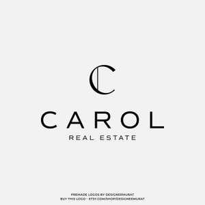 Design de logotipo comercial de agência imobiliária com monograma pré-fabricado, marca de logotipo de carta com iniciais personalizadas, logotipo minimalista de corretor de imóveis, logotipo moderno da empresa
