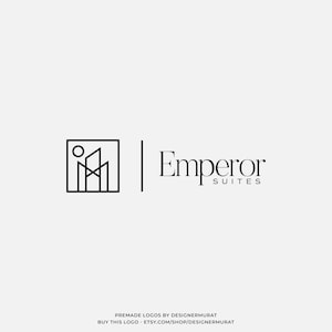 Premade Modern Skyscraper Custom Logo Design, Luxury Condo Developer Logo Designer, Real Estate Broker Branding Kit, Construction Logo Maker