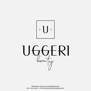 Design de logotipo de monograma de beleza pré-fabricado, logotipo de iniciais profissionais personalizadas, logotipo de carta comercial de joias, logotipo de boutique feminina minimalista