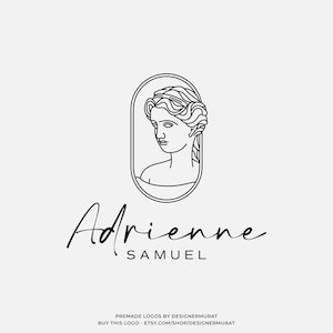 Premade Professional Luxury Perfume Logo Design, Custom Elegant Jewelry Logo, Minimalist Feminine Beauty Product Woman Logo, Wellness Logo
