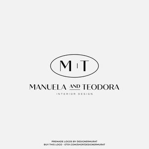 Design de logotipo de monograma profissional pré-fabricado, logotipo inicial de letra de nome de corretor de imóveis minimalista personalizado, logotipo de joias de moda moderna de luxo