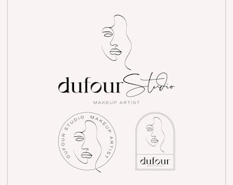Premade Feminine Logo Design: Boutique Business Branding Kit