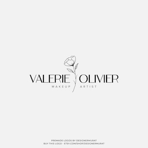 Premade Flower Logo Design: Boutique, Florist, Stylist