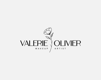 Premade Flower Logo Design: Boutique, Florist, Stylist