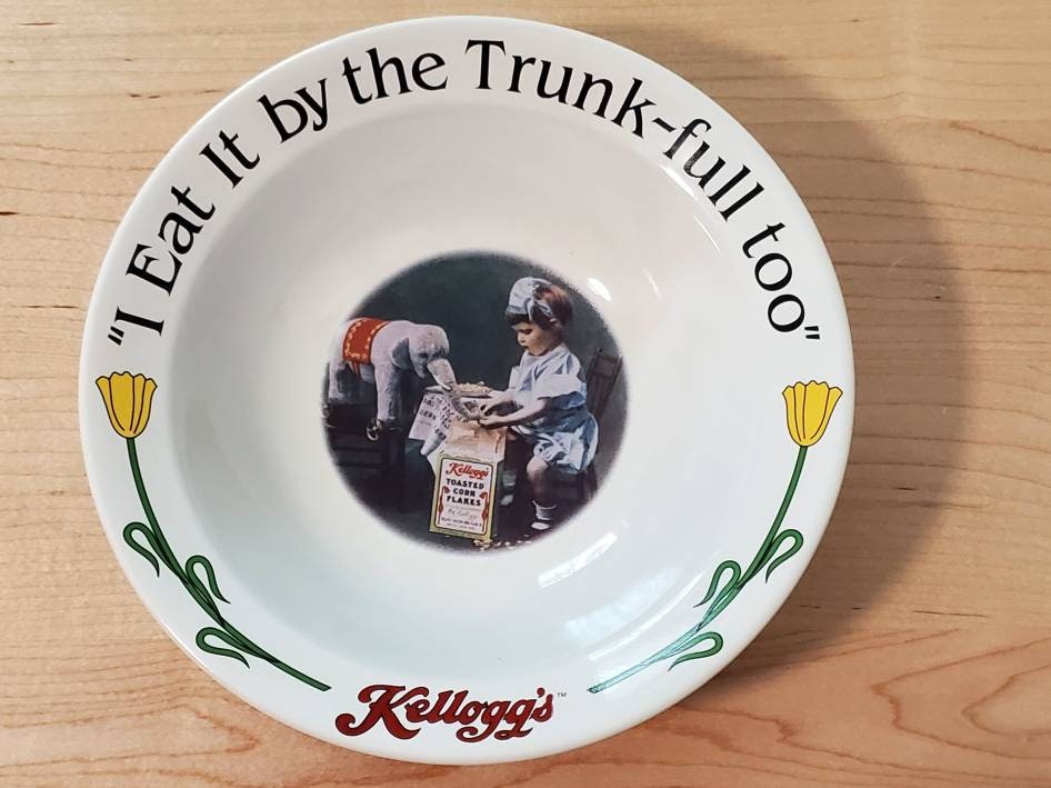 Vintage Kelloggs cereal bowls. Set of 2 munimoro.gob.pe