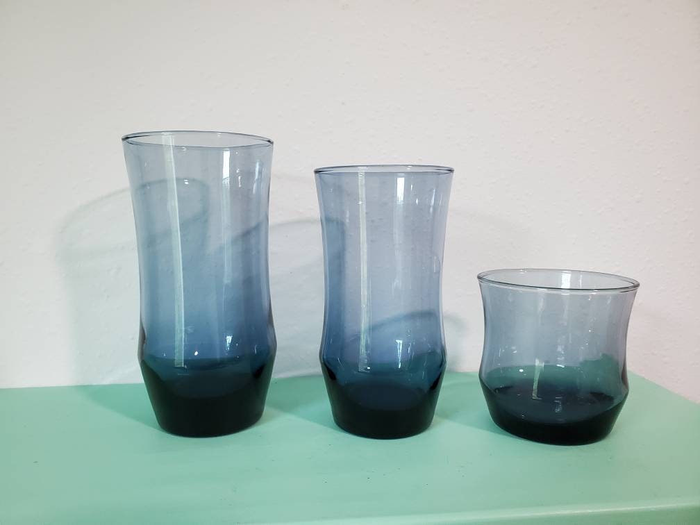 Modern Glass Mug - Brown - Green - Blue from Apollo Box