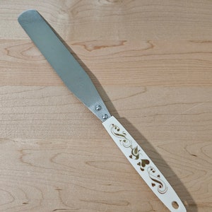 Vintage Stainless Steel Frosting Spatula With Avocado Green Handle Made in  Japan 11.5 