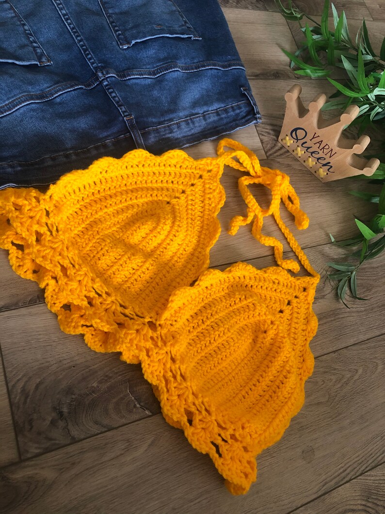 gold crochet top