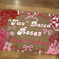 Two Dozen Roses Birthday Poster - Etsy
