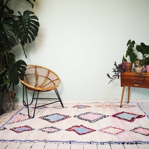 Berber rug, cotton, fabric, vegan rug, animal-free, children's rug, colorful, pastel colors
