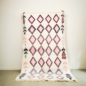 Berber rug, cotton, fabric, vegan rug, animal-free, children&#39;s rug, colorful, pastel colors
