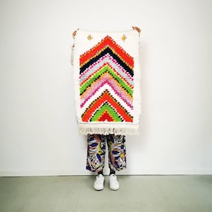 Berber carpet, cotton, fabric, vegan carpet, animal-free, children&#39;s carpet, colorful, pastel colors, bathroom rug
