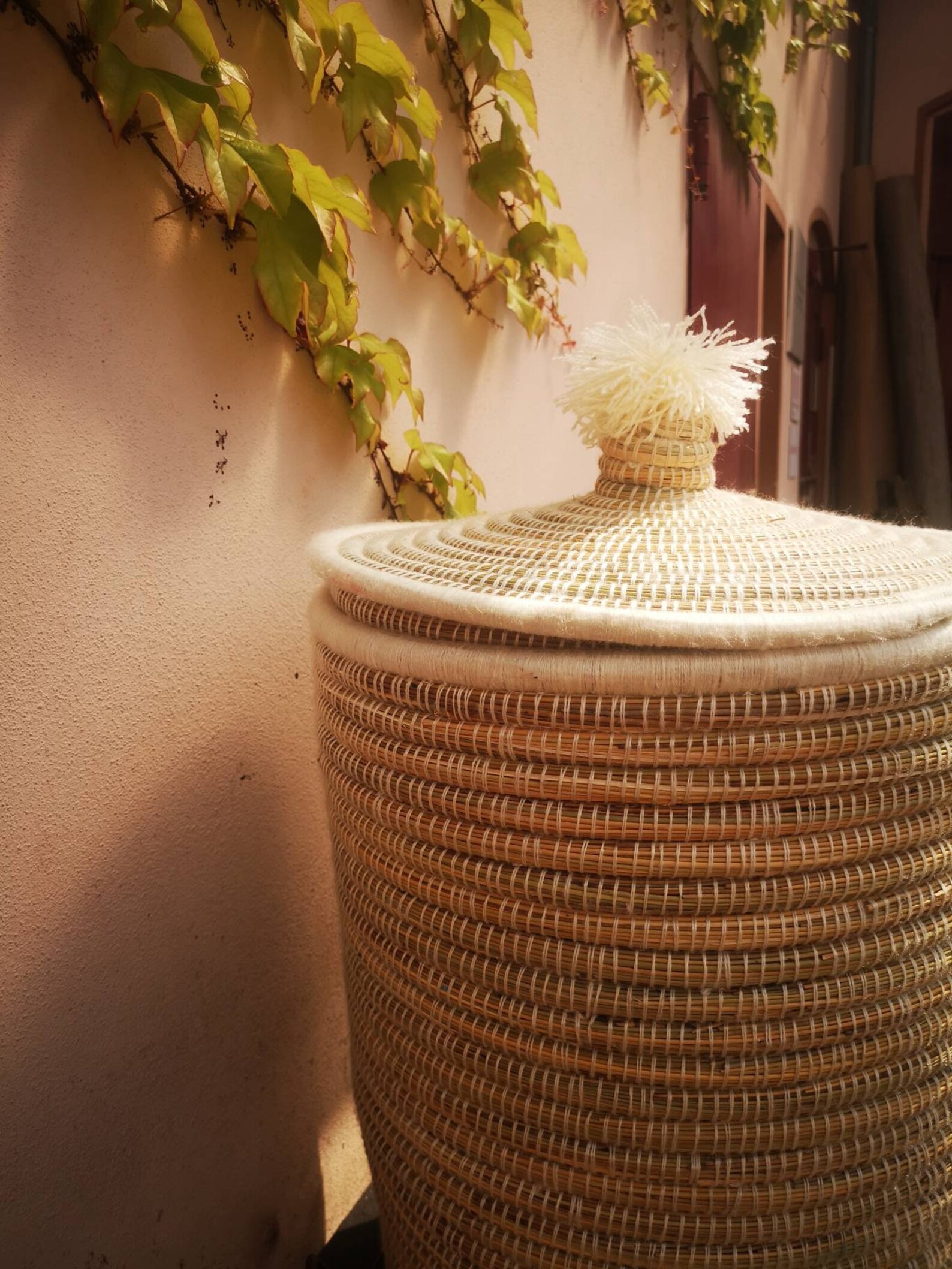 Moroccan big basket natural storage laundry basket storage Etsy