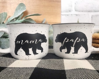 Mama And Papa Bear Etsy