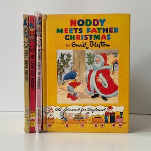 Vintage Noddy Book Set: Enid Blyton Hardbacks, BEEK Illustrations
