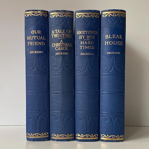 Charles Dickens Illustrated Phiz Classics: Blue Cloth Binding Decorative Books