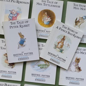 Beatrix Potter Book Set: 1990s F Warne & Co White Paperbacks