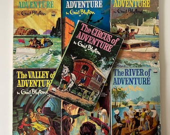 Serie de aventuras vintage de Enid Blyton: Libro infantil de Armada, década de 1960