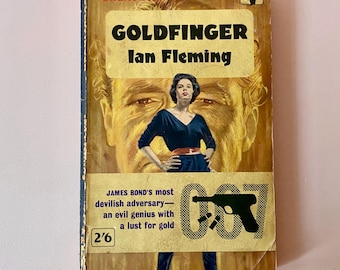 James Bond 007 Libro Vintage Goldfinger: Ian Fleming Pan Books