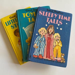 Vintage Enid Blyton Hardback Books: Purnell Sunshine Library