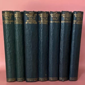 Sir Walter Scott Waverley Novels: Antique Melrose Edition Books