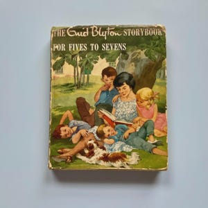 Enid Blytons Storytime Book - Kinderbuch Purnell 1956 Hardcover Bedtime Story Books - Recycled Literary