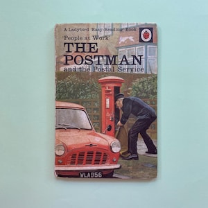 The Postman - Ladybird Book People at Work 1960s - 1970s Gift - Ladybird British History Lovers - Series 606b - Vintage Nostalgia Gift