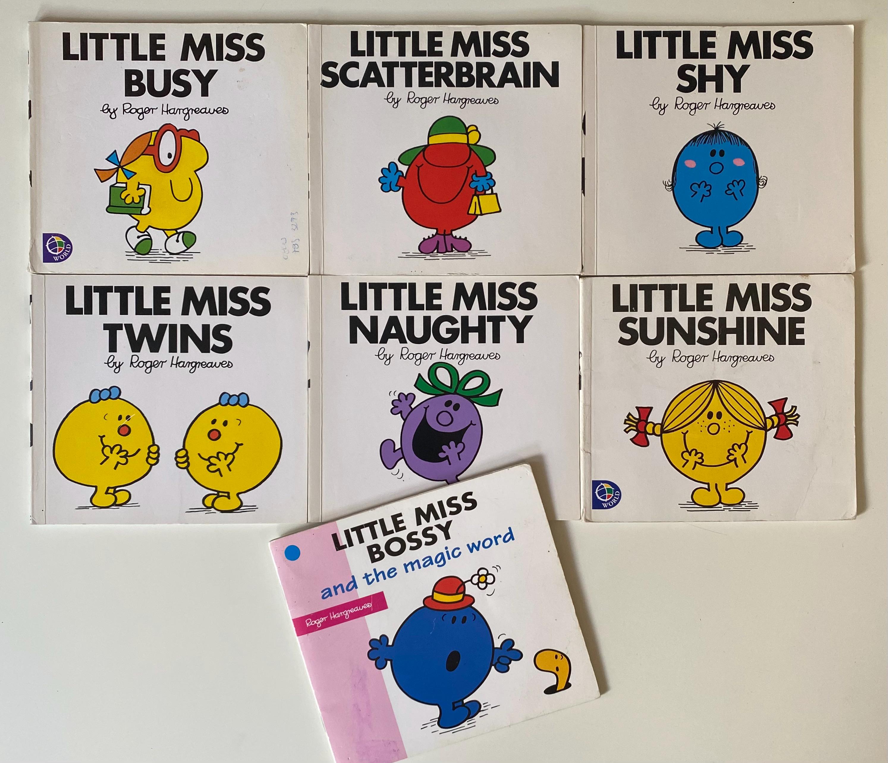 Vintage Little Miss Books Set: 1990s Roger Hargreaves Collection
