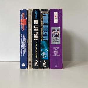 Vintage Star Trek Books: Sci-Fi Novels, Captain Kirk & Spock