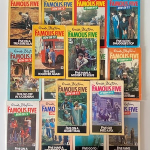 Enid Blyton Famous Five Book Set: 1980s TV Cover Paperbacks