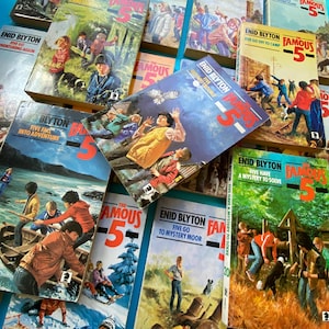 17 Vintage Enid Blyton Famous Five 1980s Paperbacks