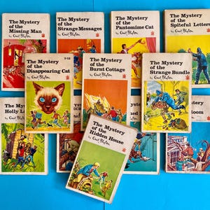 Vintage Enid Blyton Children&#39;s Mystery Books - 12 Early Reader Paperbacks