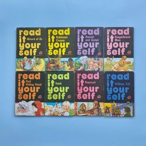 Vintage Ladybird &#39;Read it Yourself&#39; Book Set: Classic Children&#39;s Stories