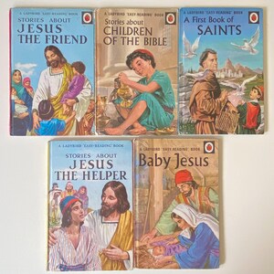 Vintage Ladybird Bible Series Books: 1960s Full Set of 5
